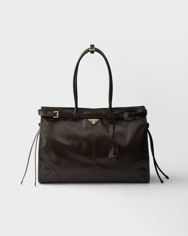 Prada Bonnie extra-large leather bag, , hi-res