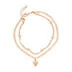 Heart Of Gold Anklet