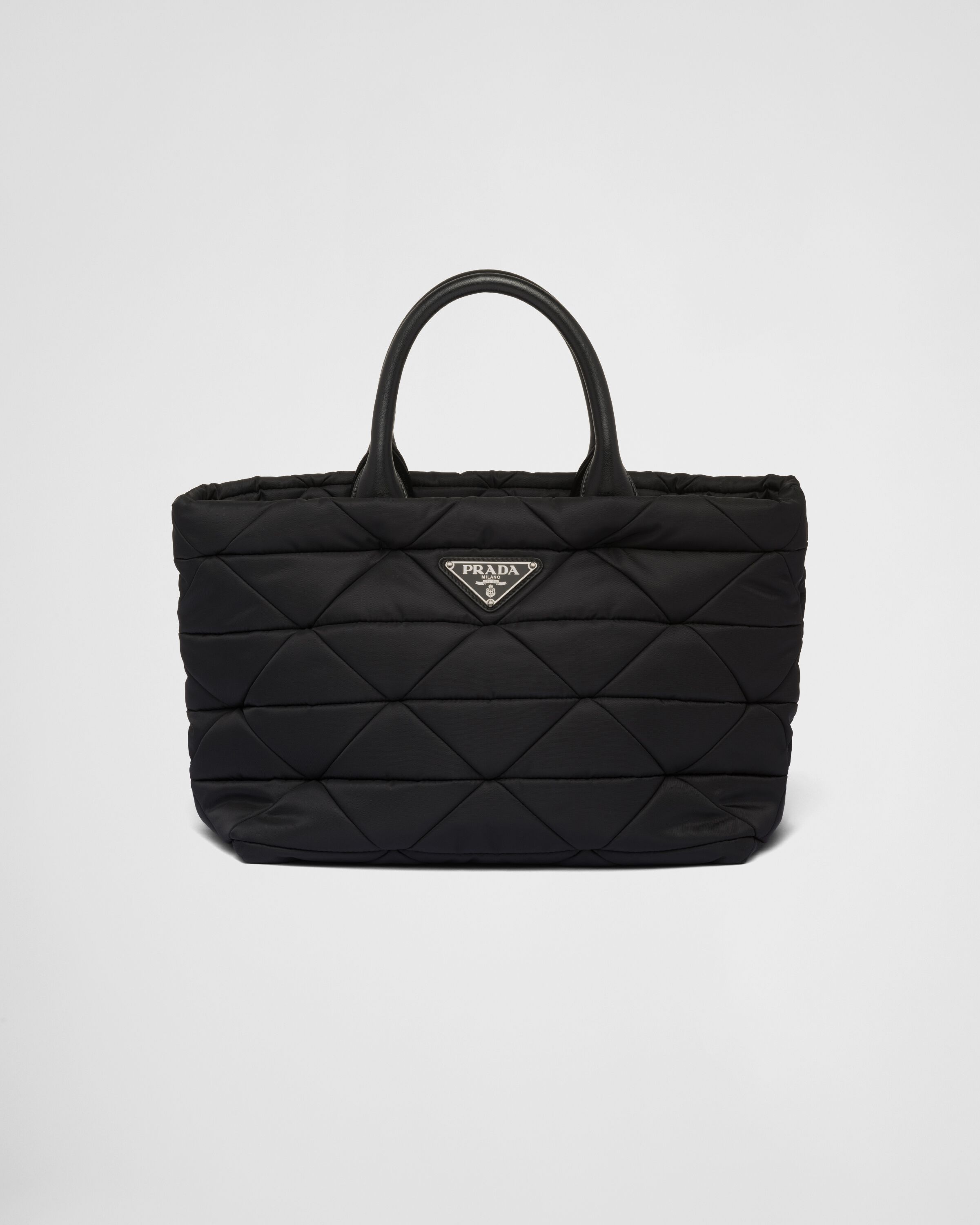 Prada medium padded nylon tote clearance