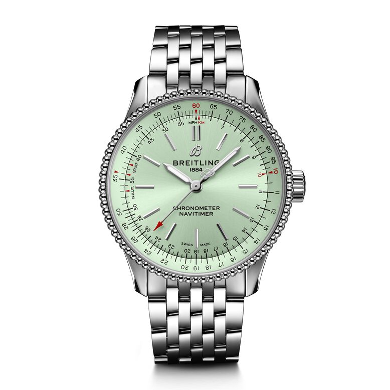 Navitimer Automatic 35 Stainless Steel - Mint Watch, , hi-res
