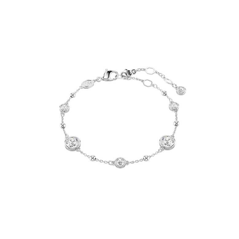 Imber Round Cut Bracelet - White Rodium, , hi-res