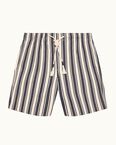 Alex Short Canvas Stripe Shore Blue/Chai