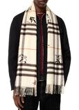 Check Mates Cashmere Scarf, , hi-res
