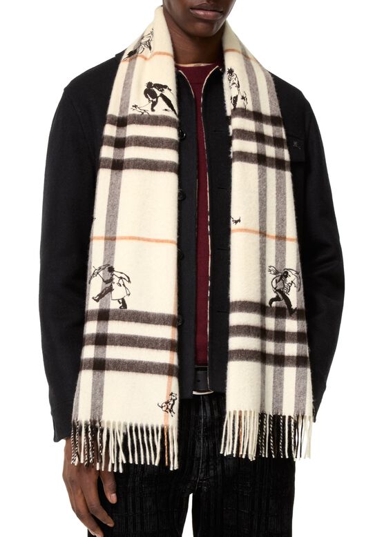 Check Mates Cashmere Scarf, , hi-res