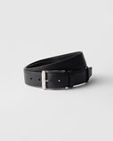 Leather belt, , hi-res