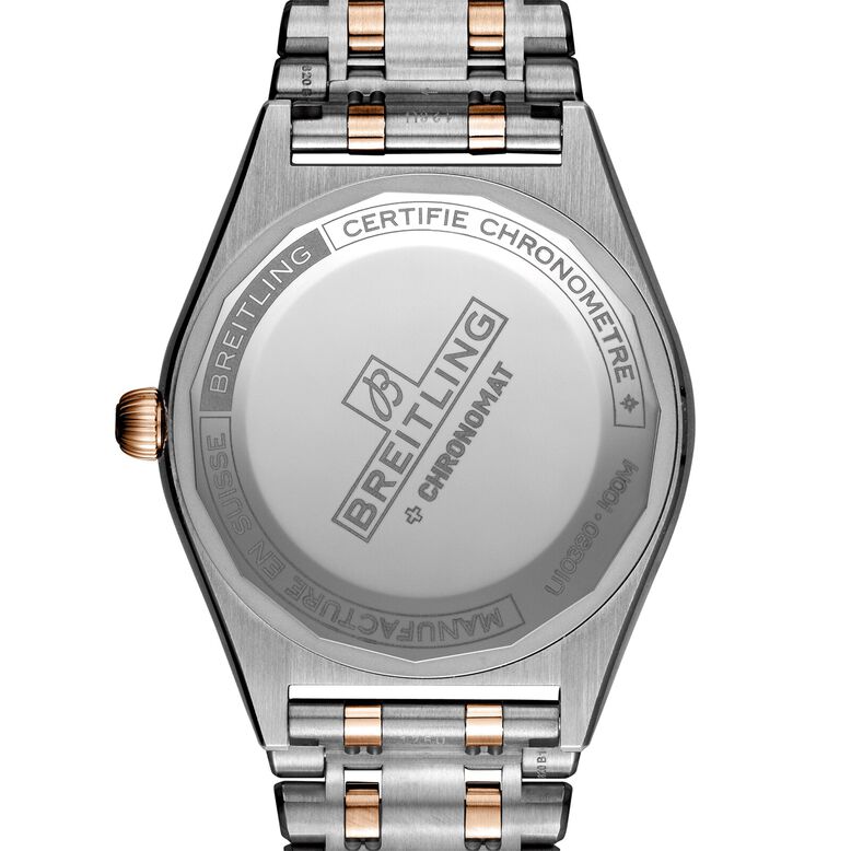 Chronomat Automatic 36 Stainless Steel &amp; 18k Red Gold &#40;Gem-set&#41; - Mother of Pearl Watch, , hi-res