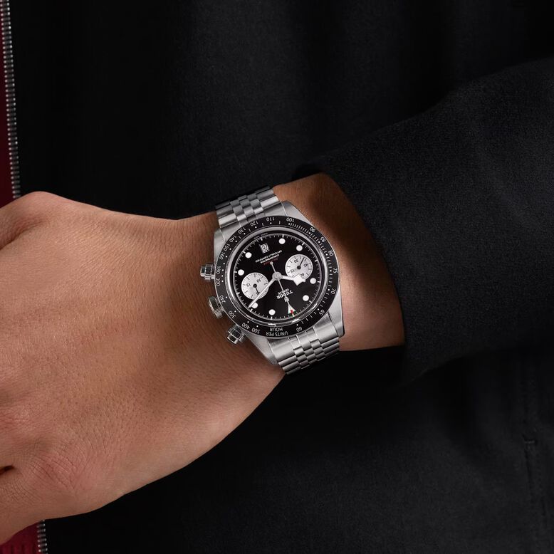 Black Bay Chrono 41mm Steel Case Steel Bracelet, , hi-res