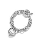 Return to Tiffany™ Full Heart Toggle Bracelet in Sterling Silver - Size Medium