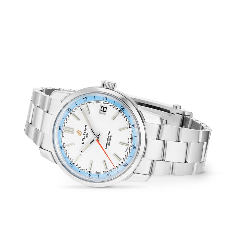 Top Time B31 38mm Mens Watch White Stainless Steel, , hi-res