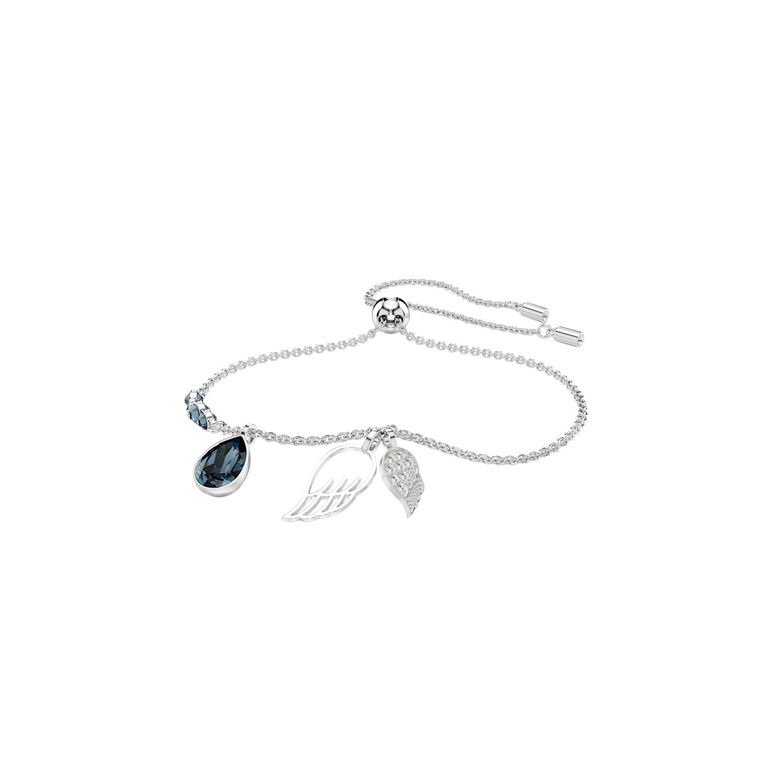 Symbolica Wing Blue Rhodium Bracelet  - SS Box, , hi-res