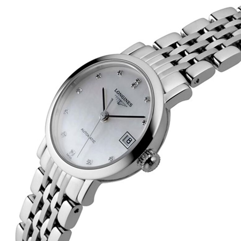 Elegant 25.5mm Diamond Automatic Ladies Watch, , hi-res