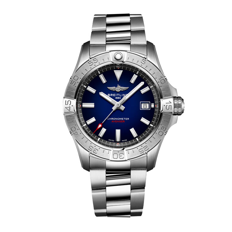 Avenger Automatic 42mm Mens Watch Blue Dial Stainless Steel Bracelet, , hi-res