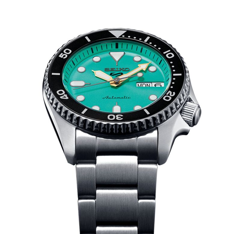 5 Sports SKX Midi Teal 38mm Mens Watch, , hi-res