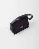 Small padded Re-Nylon shoulder bag, , hi-res