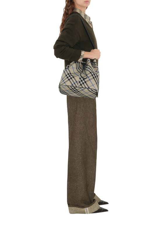 Medium Check Bucket Bag, , hi-res
