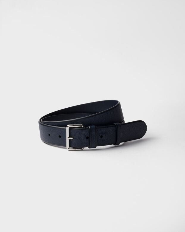 Saffiano belt, , hi-res