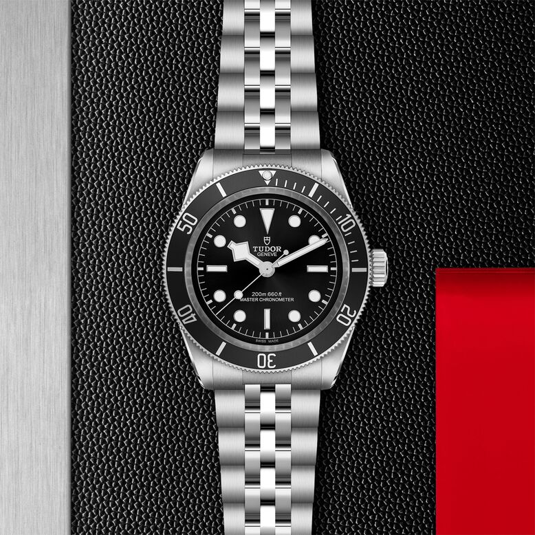 Black Bay 41mm steel case steel bracelet, , hi-res