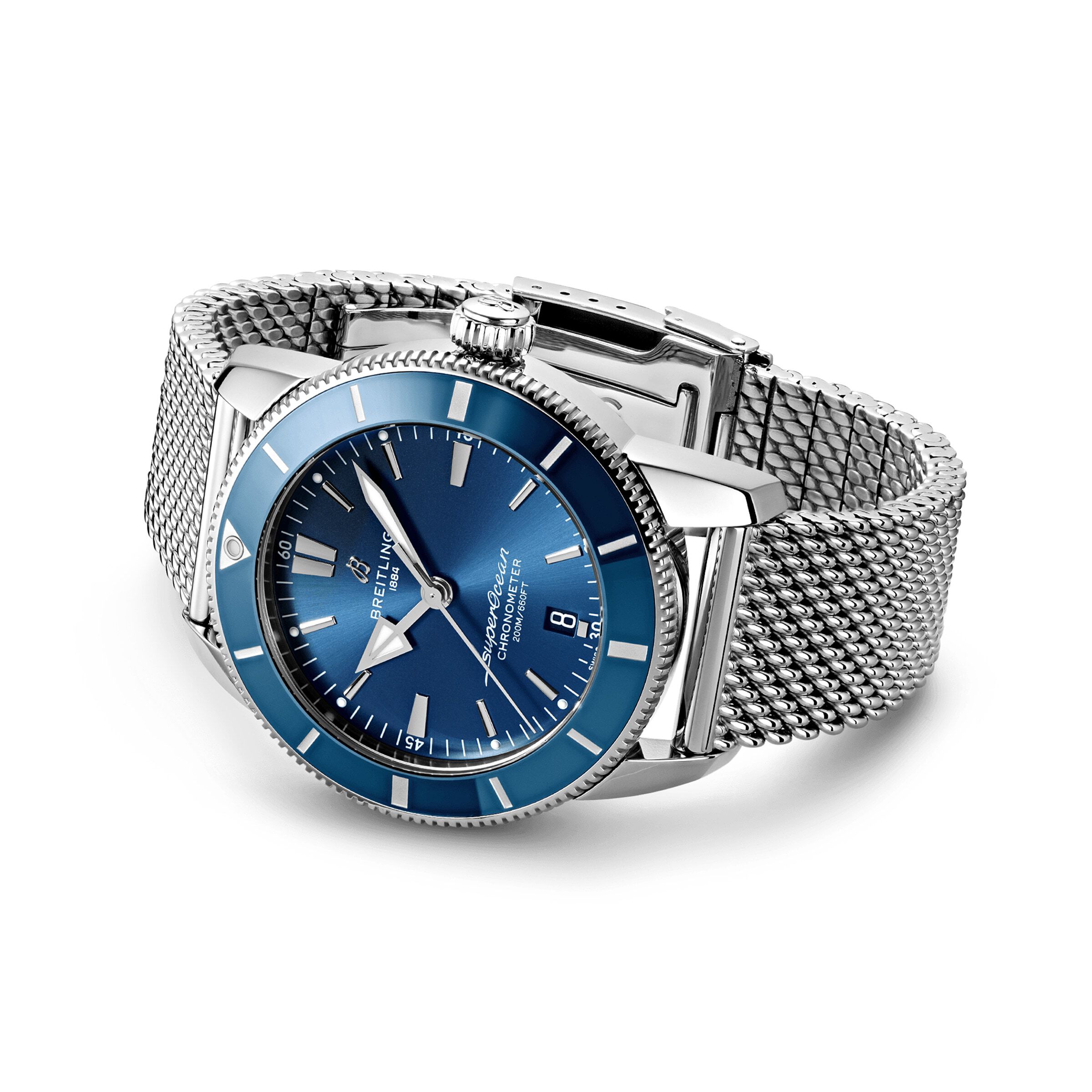 Breitling Superocean Heritage B20 Automatic 44 Stainless Steel Watch Fine Watches Heathrow Reserve Collect