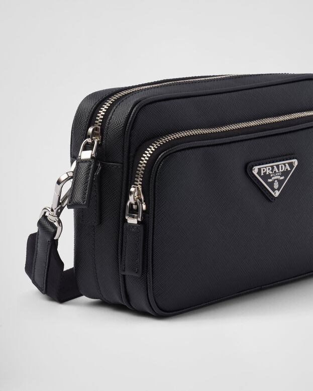 Saffiano leather shoulder bag, , hi-res
