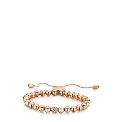 Simplicity Snowball Rose Gold Bracelet