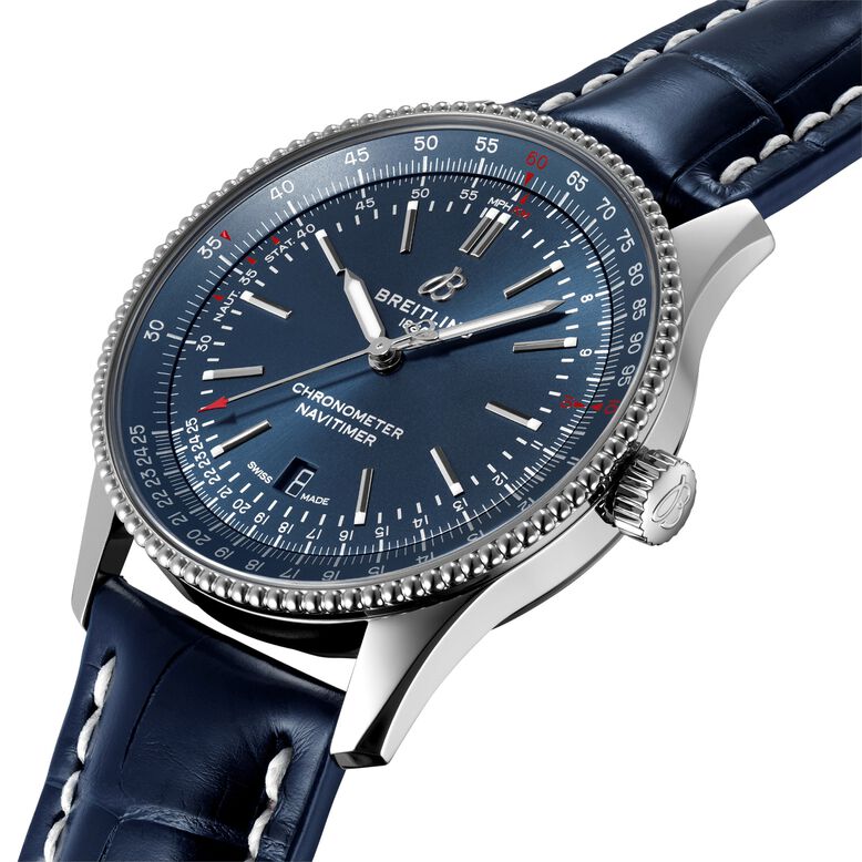 Navitimer Automatic 41 Stainless Steel Watch, , hi-res