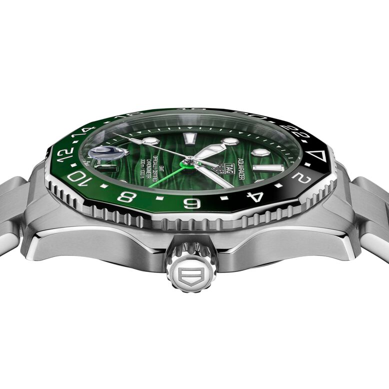 Aquaracer Professional 300 GMT 42mm Mens Watch Green, , hi-res