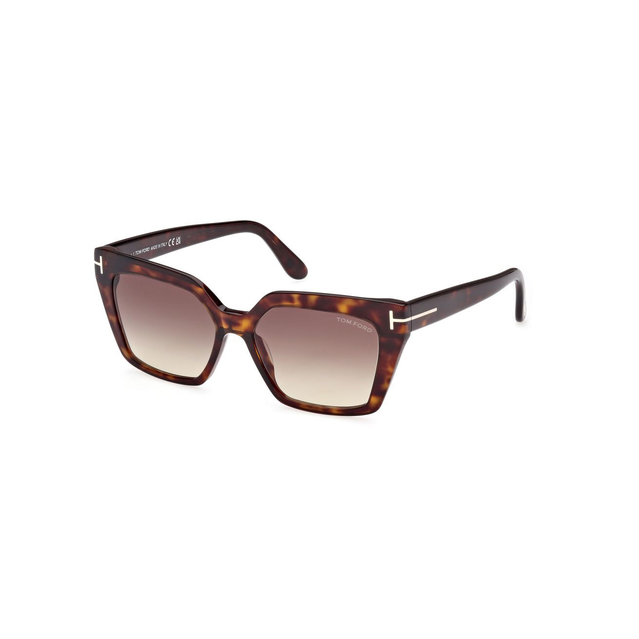 Tom Ford Sunglasses FT1030 Woman Dark Havana Gradient Brown Sunglasses Heathrow Reserve Collect