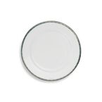 Tiffany T True Dessert Plate with a Hand-painted Platinum Rim