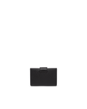 Saffiano and smooth leather card holder, , hi-res