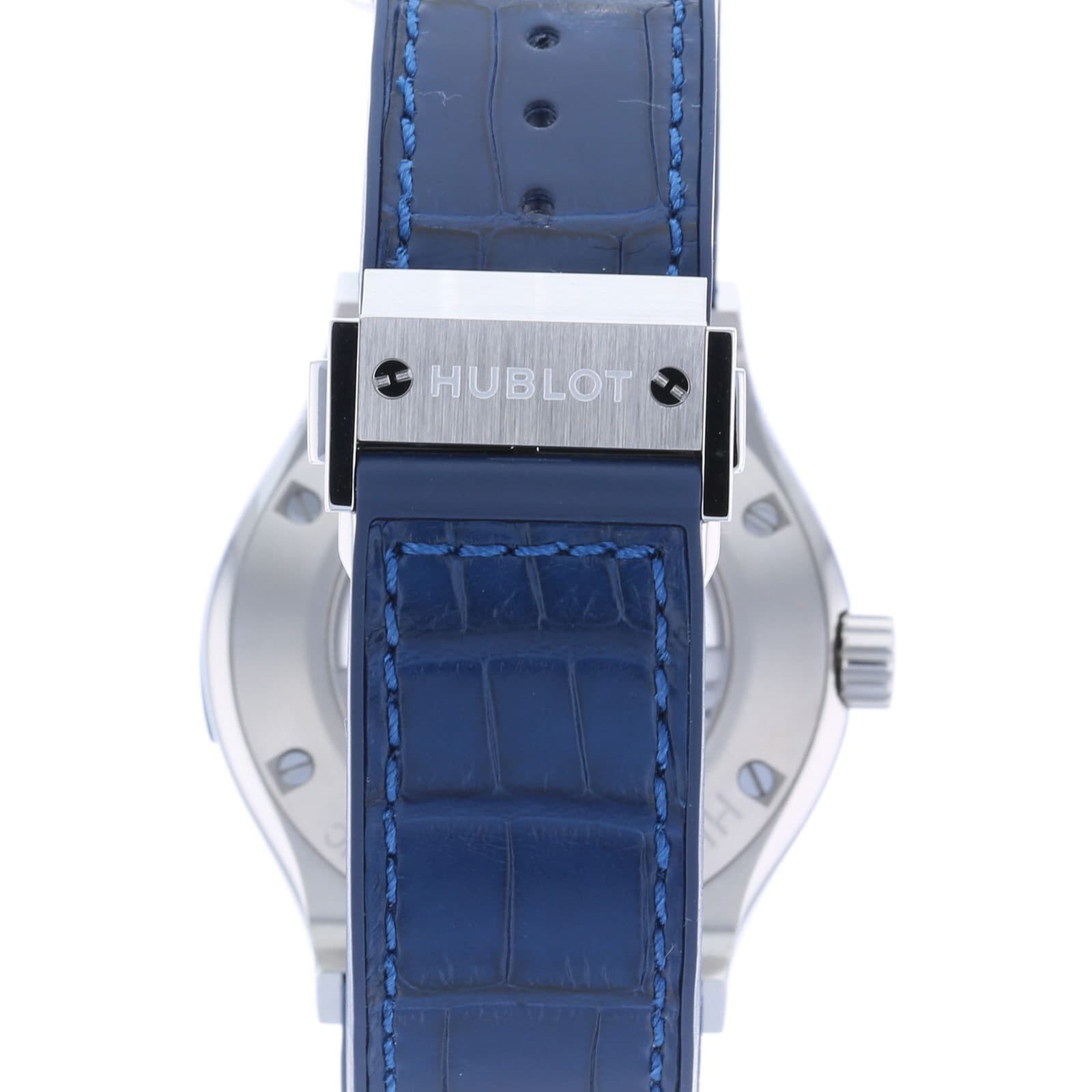 Hublot Classic Fusion Blue Titanium 42mm Fine Watches Heathrow