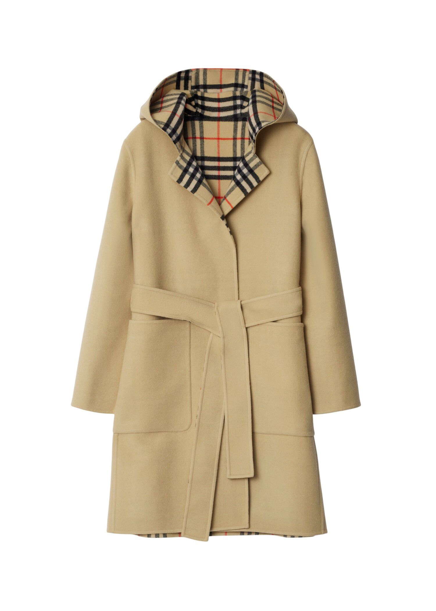 Reversible wool coat sale