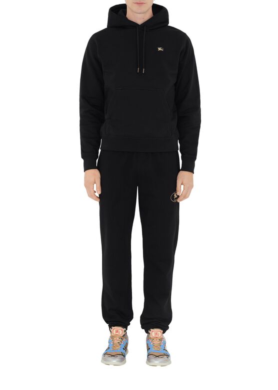 Knight Stamp Cotton Jogging Pants, , hi-res