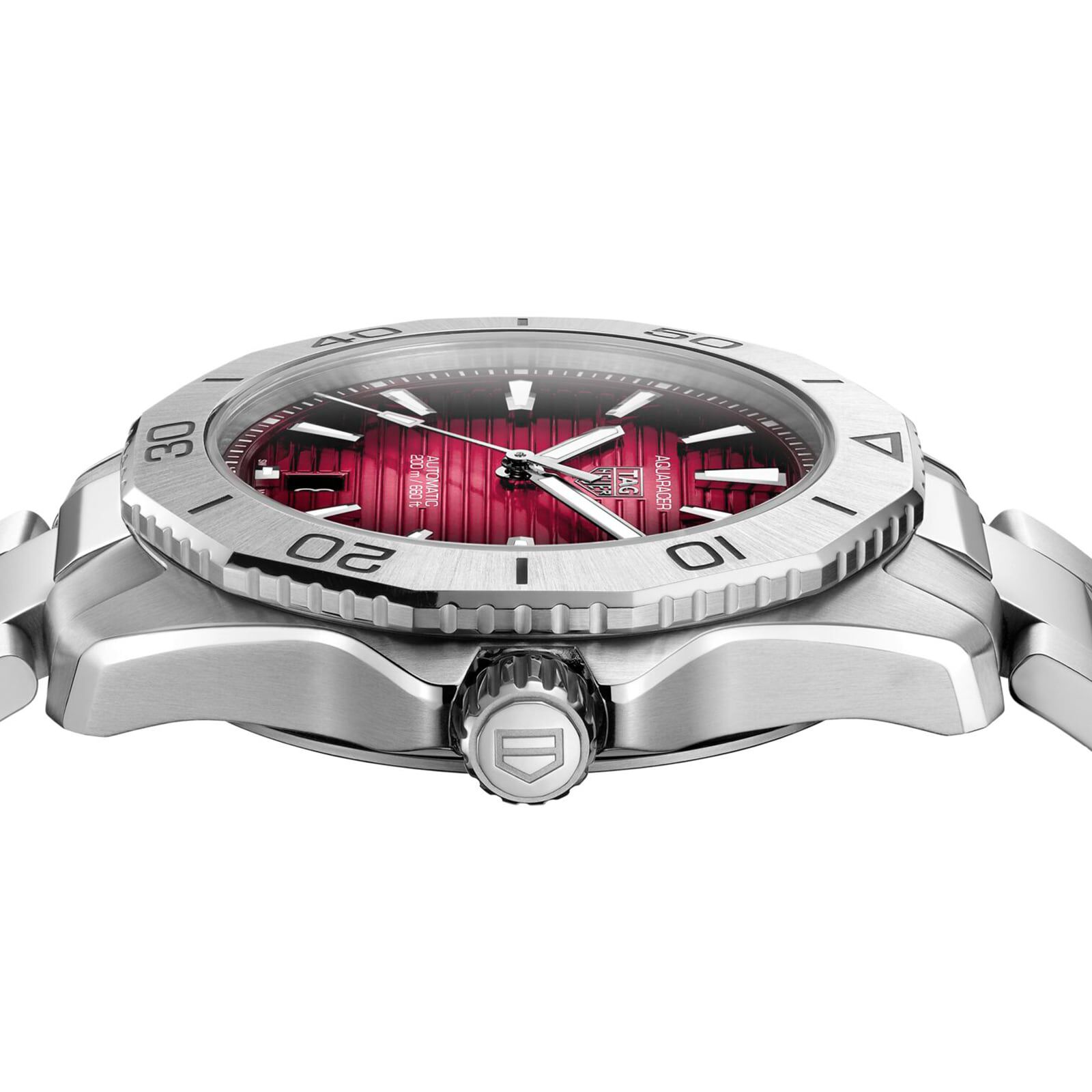 Tag Heuer Aquaracer Professional 200 40mm Mens Watch Red Fine Watches Heathrow Reserve Collect