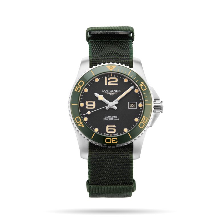 HydroConquest 41mm Mens Watch - Watches of Switzerland Exclusive - Free Additional Strap, , hi-res
