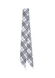 Skinny Reversible Etched Knight Silk Scarf, , hi-res