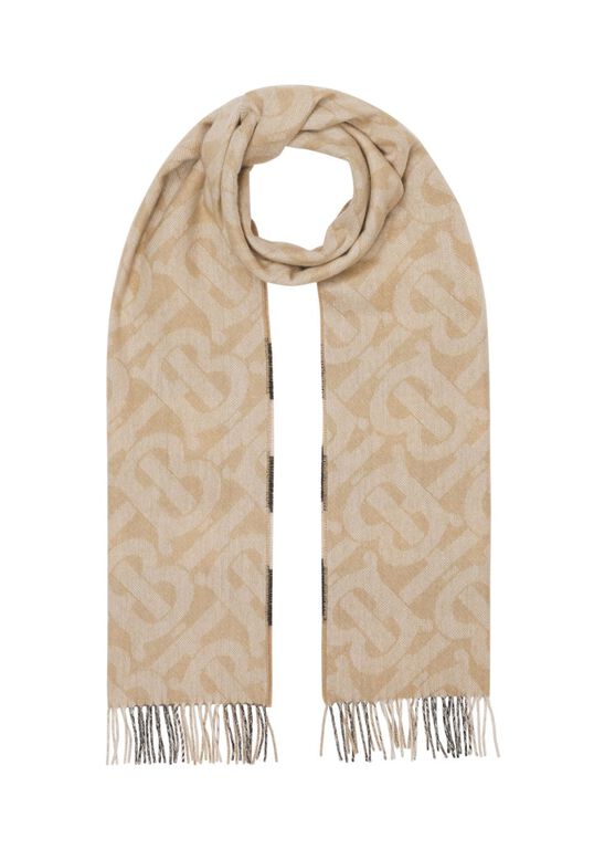 Check Cashmere Reversible Scarf, , hi-res