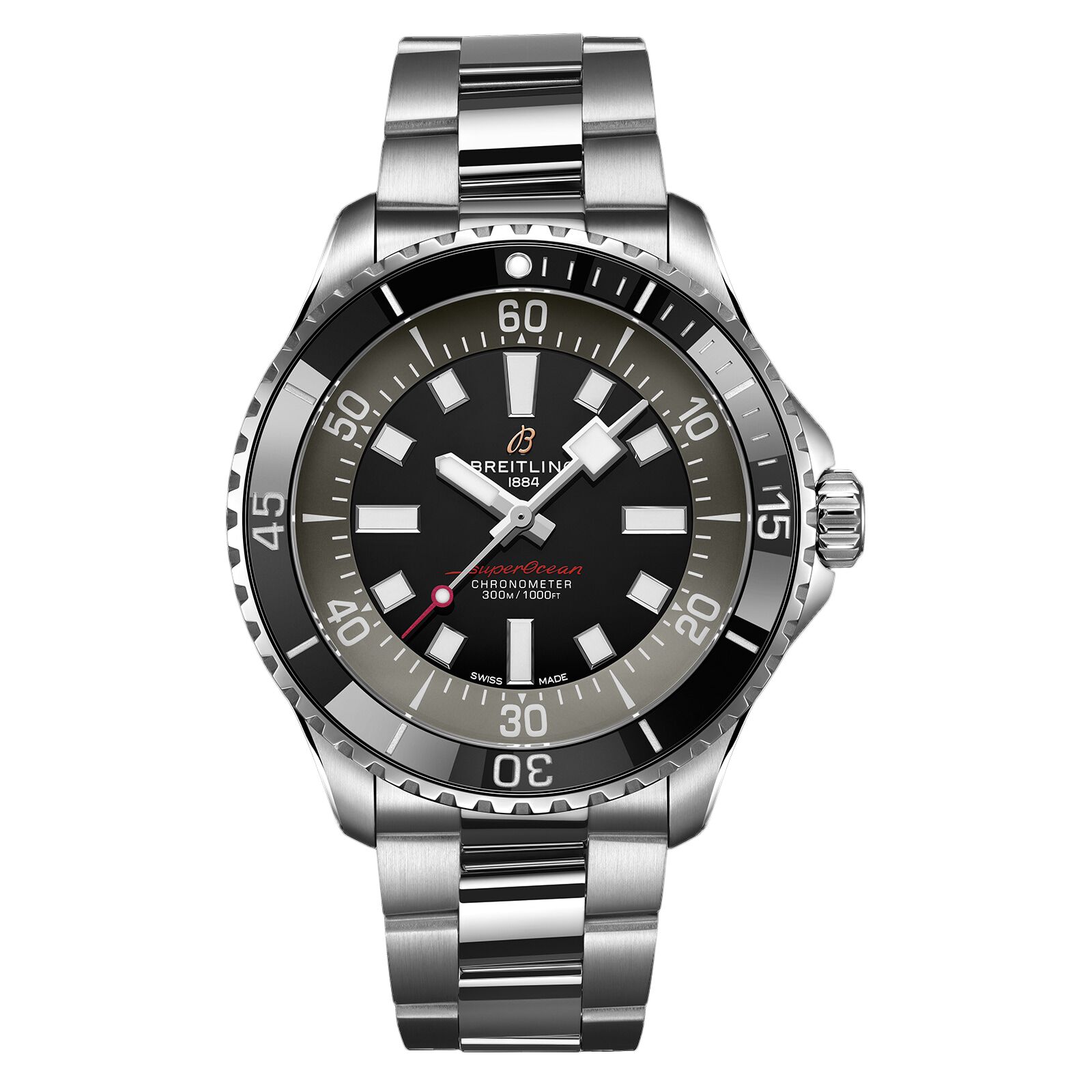 Superocean Automatic 44mm UK Edition Mens Watch Black