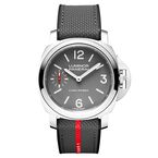 Luminor Tre Giorni Luna Rossa 44mm Mens Watch Grey - Interchangeable Strap