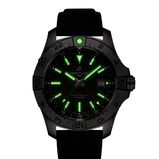 Avenger Automatic GMT 44mm Mens Watch Black Leather, , hi-res