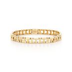 Tiffany T True narrow bracelet in 18k gold, medium