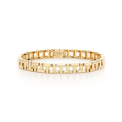 Tiffany T True narrow bracelet in 18k gold, medium