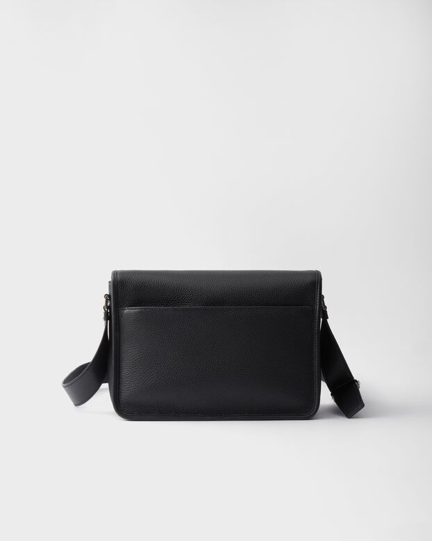 Leather shoulder bag, , hi-res