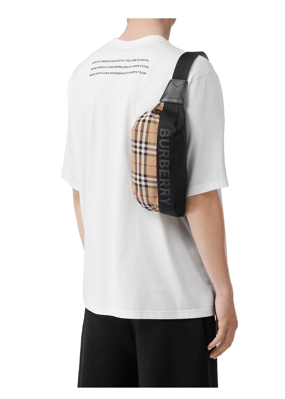 Medium vintage check bum bag Clearance