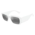 Sunglasses 639 White Grey Dl Gradient