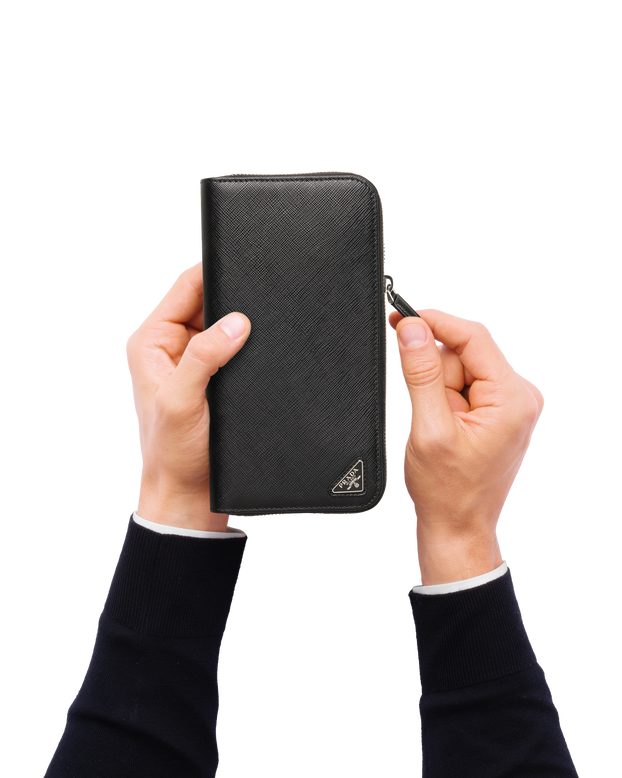 Saffiano wallet, , hi-res