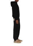 Check Label Cotton Jogging Pants, , hi-res