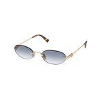 New SS25 Sunglasses 0MU A54S - ZVN80P Clear Gradient Light Blue