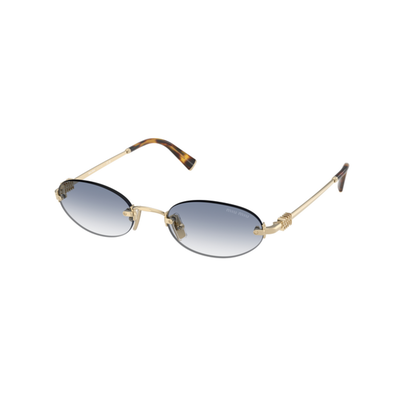 New SS25 Sunglasses 0MU A54S - ZVN80P Clear Gradient Light Blue,