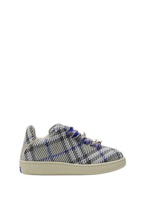 Check Knit Box Sneakers