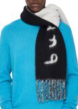 Reversible Logo Alpaca Wool Blend Scarf, , hi-res